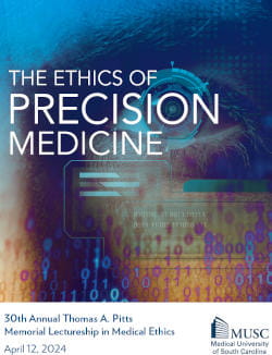 Cover image for the 2024 Thomas A. Pitts lecture brochure