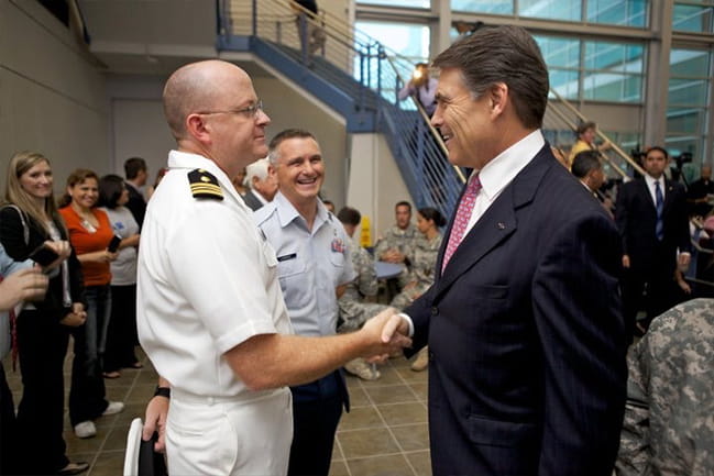 Mitch Seal meets with Rick Perry