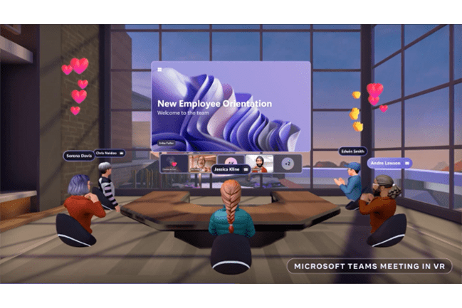 A possible virtual classroom within the Metaverse