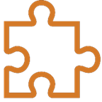 Icon of jigsaw puzzle piece