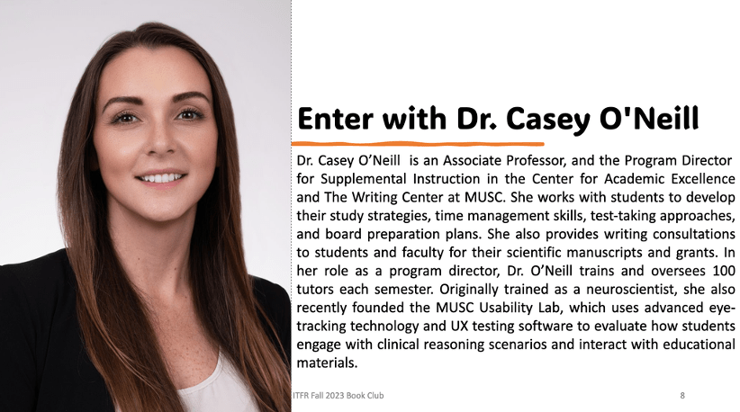 Enter with Dr. Casey O'Neill