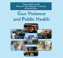Thumbnail of the Gun Violence and Public Health lecture program.