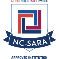 This image shows the NC-SARA approved institution logo