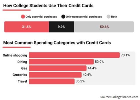 How College Students Use Their Credit Cards