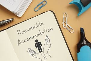 Reasonable Accommodation is shown using a text