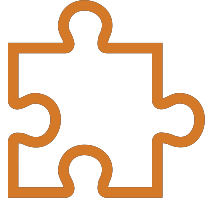 Icon of jigsaw puzzle piece