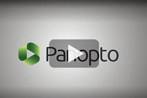 Panopto introduction video screenshot with play button