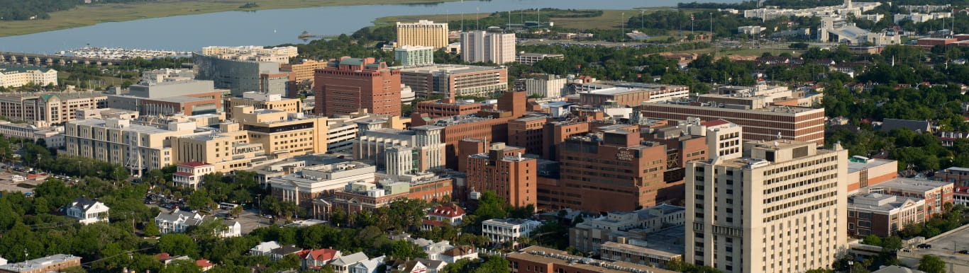 Aerial view of MUSC Campus