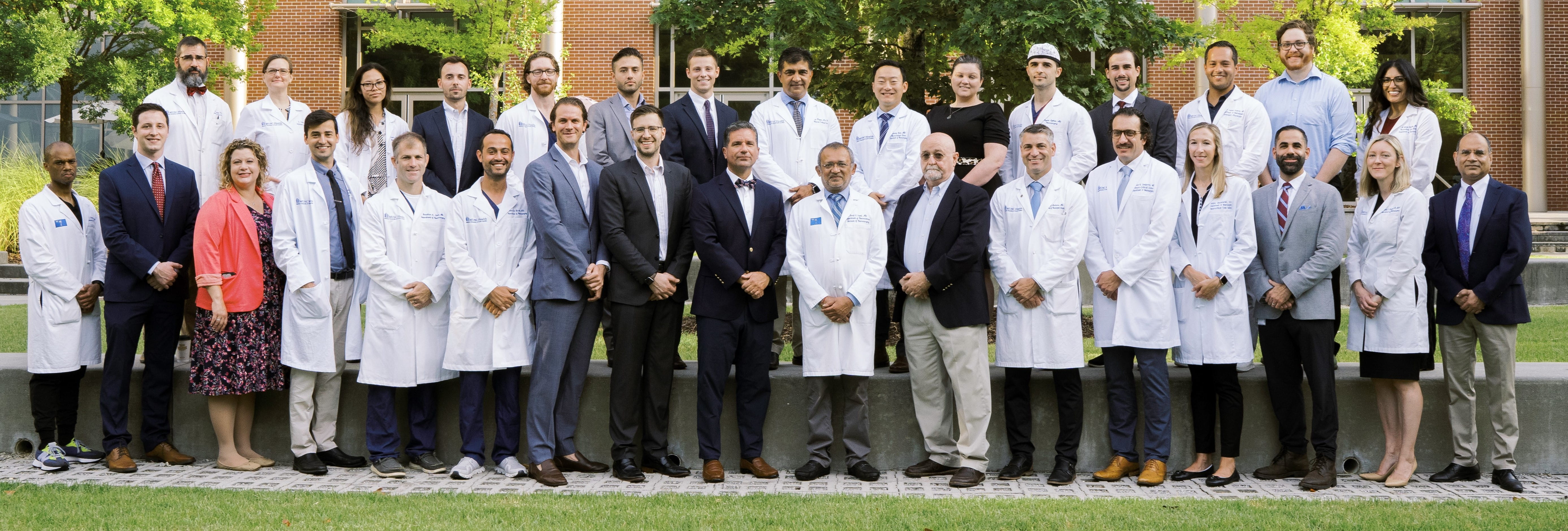 Outside Group Photo: Faculty, Residents, Fellows