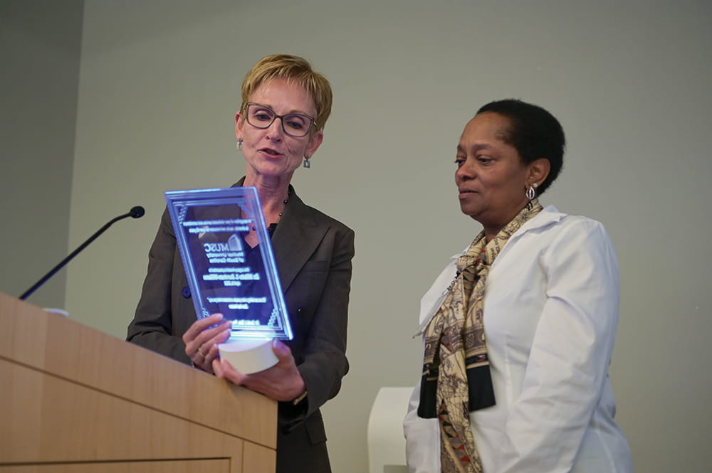 DEI Legacy award is presented to Willette Burnham-Williams, Ph.D.